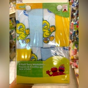 Sesame Street Terry Washcloths